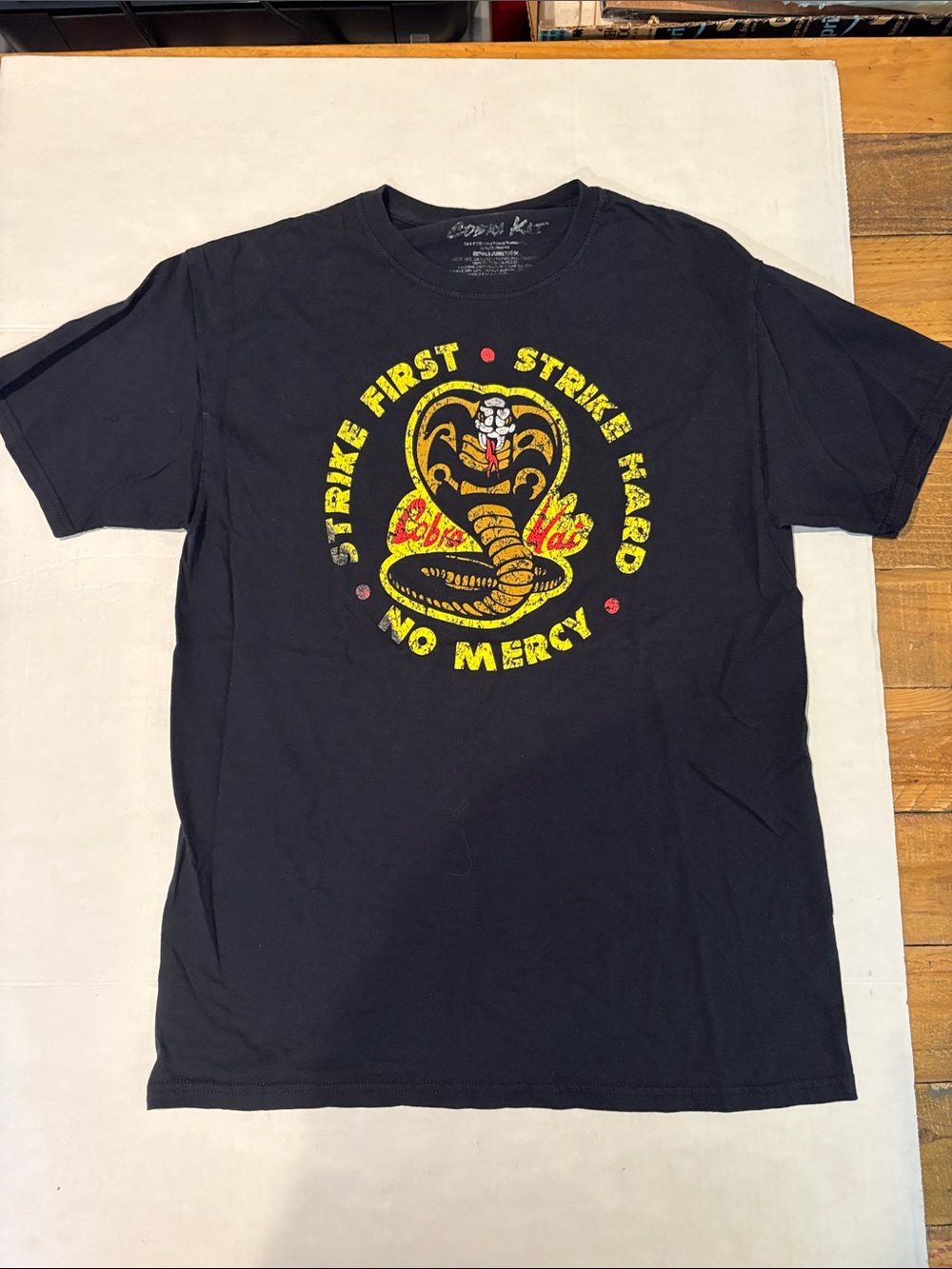 Cobra Kai Black Graphic Short Sleeve Tee